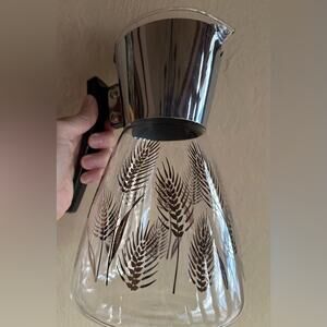 Vintage Colony Brand Wheat Coffee Pot